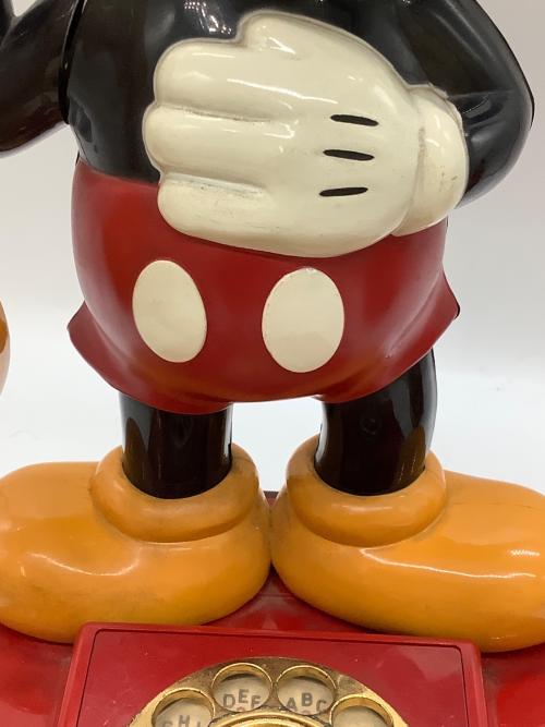 DISNEY (ディズニー) ダイヤル式ミッキー電話機 レトロホビー ※インテリアとして