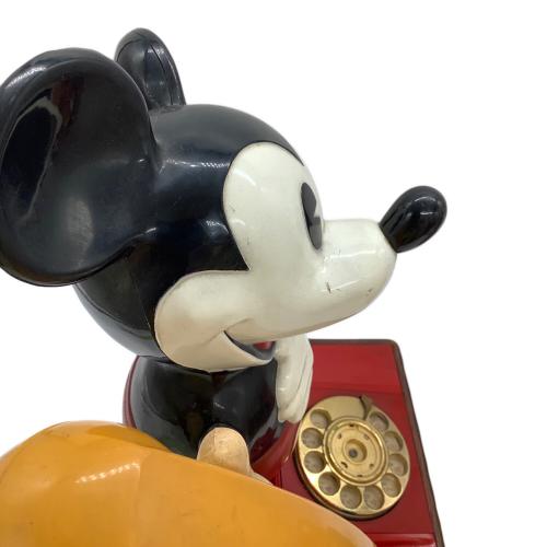 DISNEY (ディズニー) ダイヤル式ミッキー電話機 レトロホビー ※インテリアとして