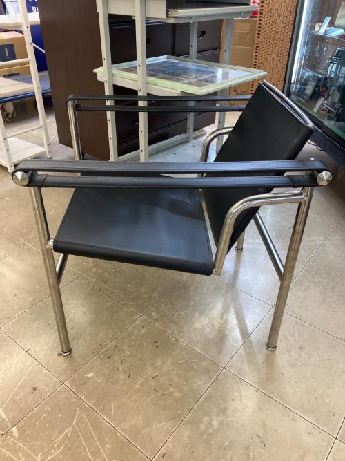 【新品未使用】大塚家具　皮革スリングチェア　リプロダクト イス リプロダクト品 ブラック スリングチェア｜トレファクONLINE