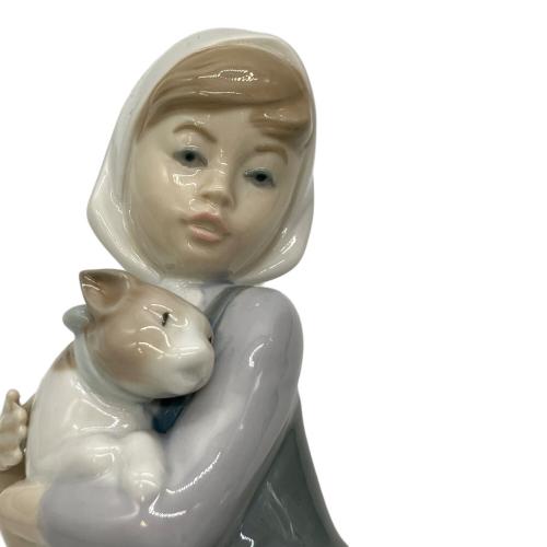 LLADRO (リヤドロ) 置物 5032 少女と猫と犬