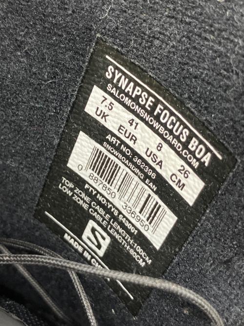 SALOMON (サロモン) スノーブーツ YYS643001 メンズ SIZE 26cm ブラック