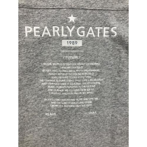 PEARLY GATES (パーリーゲイツ) ゴルフウェア(トップス) 未使用 レディース SIZE 1 グレー