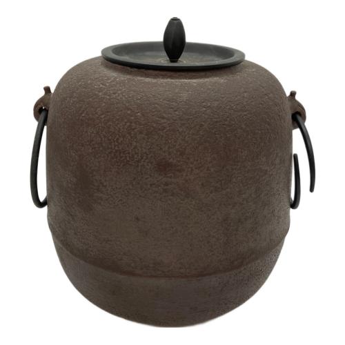 高橋敬典作 (タカハシケイテン) 茶釜 直径約20㎝