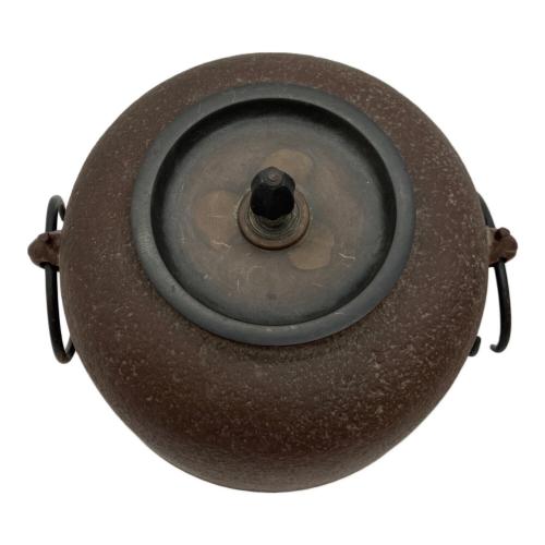 高橋敬典作 (タカハシケイテン) 茶釜 直径約20㎝