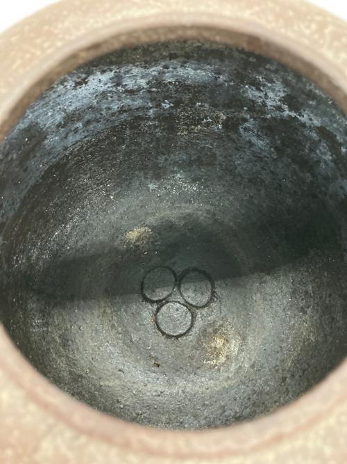 高橋敬典作 (タカハシケイテン) 茶釜 直径約20㎝