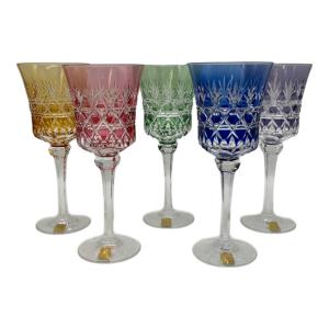 KAGAMI CRYSTAL (カガミクリスタル) ワイングラス CINQ COULEUR