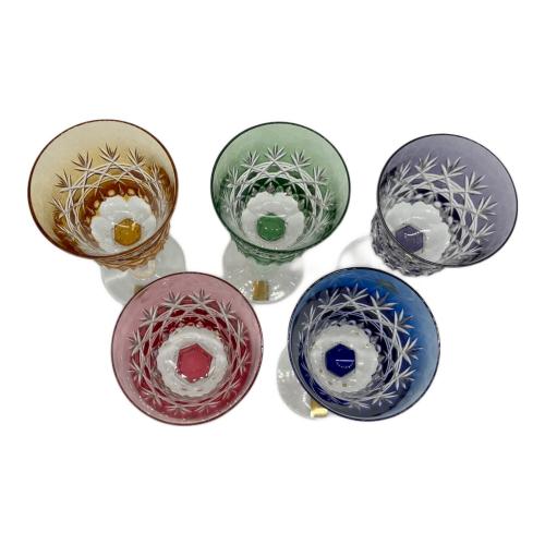 KAGAMI CRYSTAL (カガミクリスタル) ワイングラス CINQ COULEUR