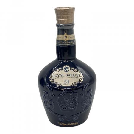 ロイヤルサルート  SALUTE 21年 古酒 スコッチウイスキー⭐︎ ロイヤルサルート (ROYAL SALUTE) シグネチャーブレンド スコッチ