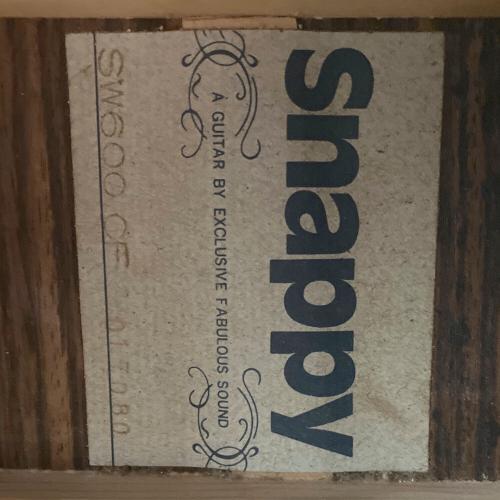 Snappy アコースティックギター SW600CF 1970-80s Tokai製(CAT'S EYE CE600相当モデル) @