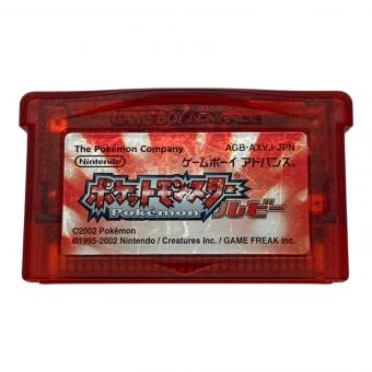 ポケットモンスタールビー ゲームボーイアドバンス用ソフト -