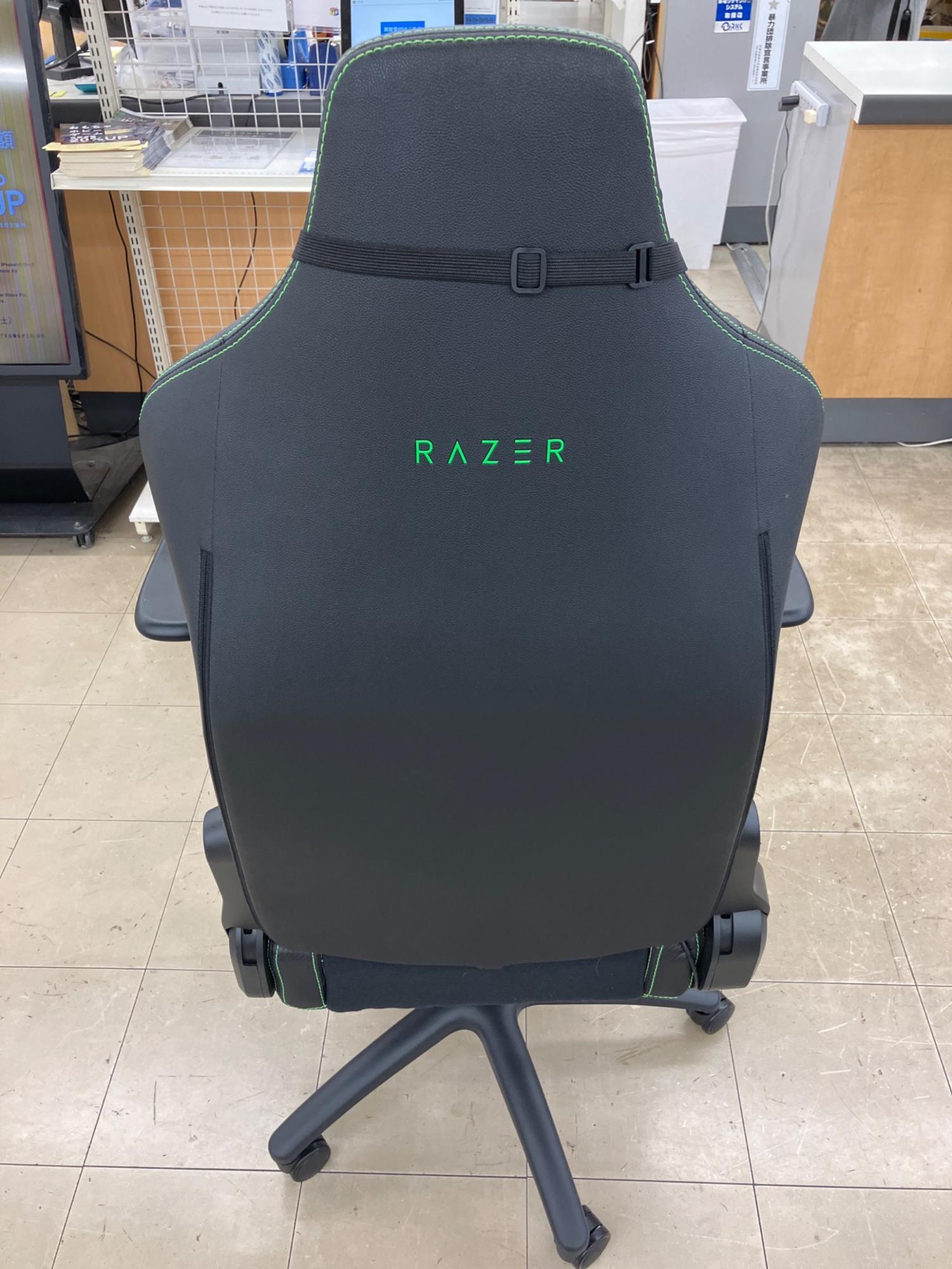 Razer (レイザー) ゲーミングチェア 51476 ブラック×グリーン ISKUR