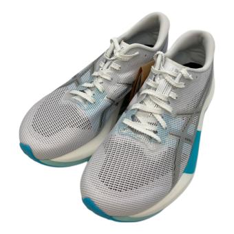 asics (アシックス) ランニングシューズ 1013A183 レディース SIZE 25.5cm ホワイト×ブルー