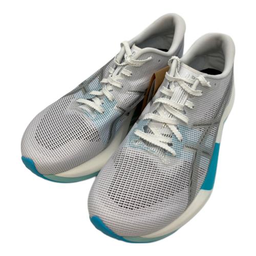 asics (アシックス) ランニングシューズ 1013A183 レディース SIZE 25.5cm ホワイト×ブルー