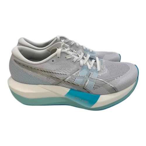 asics (アシックス) ランニングシューズ 1013A183 レディース SIZE 25.5cm ホワイト×ブルー