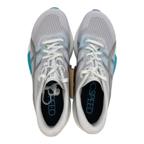 asics (アシックス) ランニングシューズ 1013A183 レディース SIZE 25.5cm ホワイト×ブルー