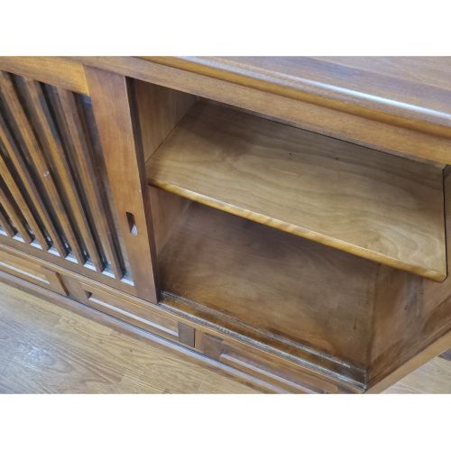 葉山ガーデン 水屋箪笥 ブラウン  2枚扉