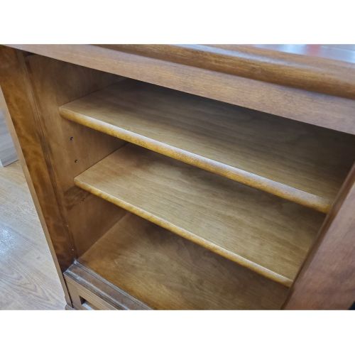 葉山ガーデン 2枚扉書棚 ブラウン