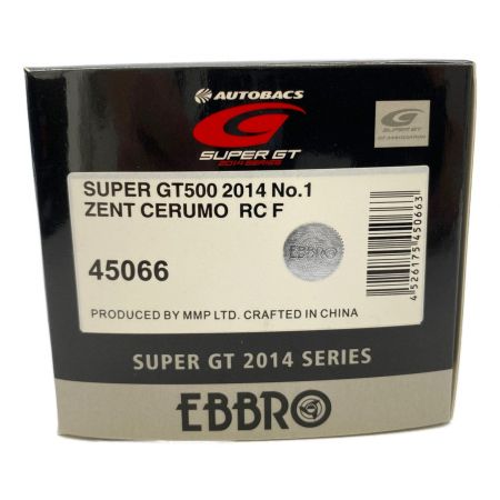 EBBRO (エブロ) ミニカー 1/43 SUPER GT 2014 ZENT CERUMO RC F