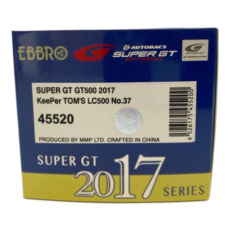 EBBRO (エブロ) ミニカー 1/43 KeePer TOM'S LC500  37 スーパーGT GT500 2017シリーズチャンピオン 平川 亮