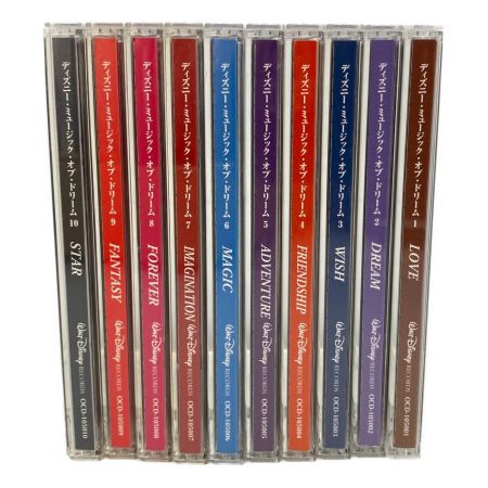 DISNEY (ディズニー) ディズニーグッズ Dream Of Music CD10枚セット 再生確認済み