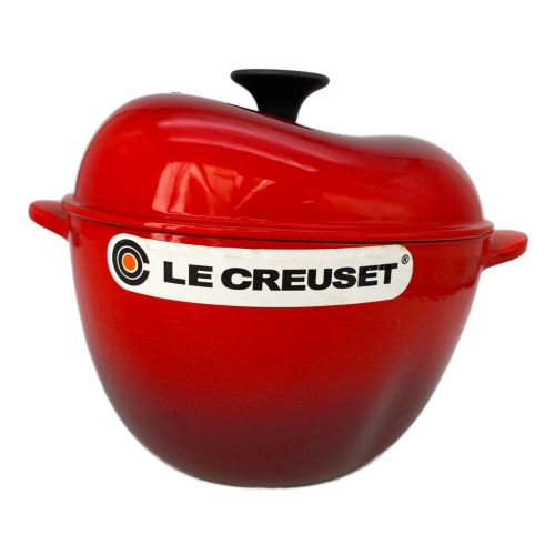LE CRUISET ルクルーゼ 両手鍋 アップル ポム りんご - 調理器具