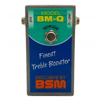 BSM ブースター 9V電池駆動 MODEL BM-Q ブライアン・メイ・タイプ 動作確認済み 1595