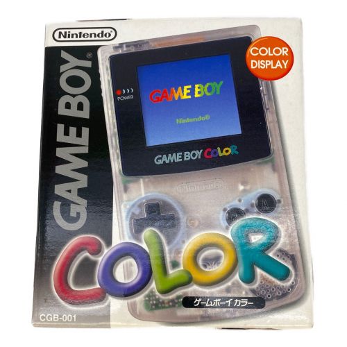 Nintendo (ニンテンドウ) GAMEBOY COLOR クリアカラー/※ジャンク品