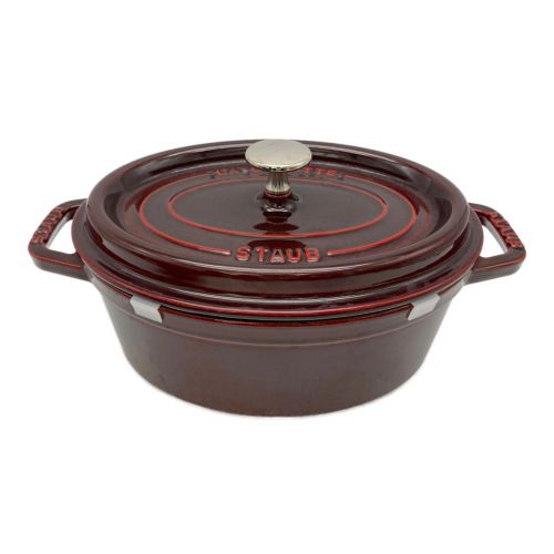 Staub (ストウブ) ココットオーバル グレナディンレッド 40500-233