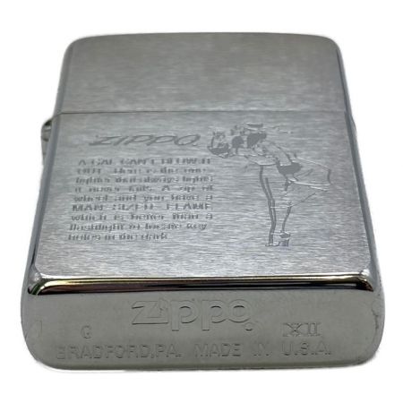 入手困難zippo 「ジッポーを持つ女性」ウィンディwindy ？ 1996年製-