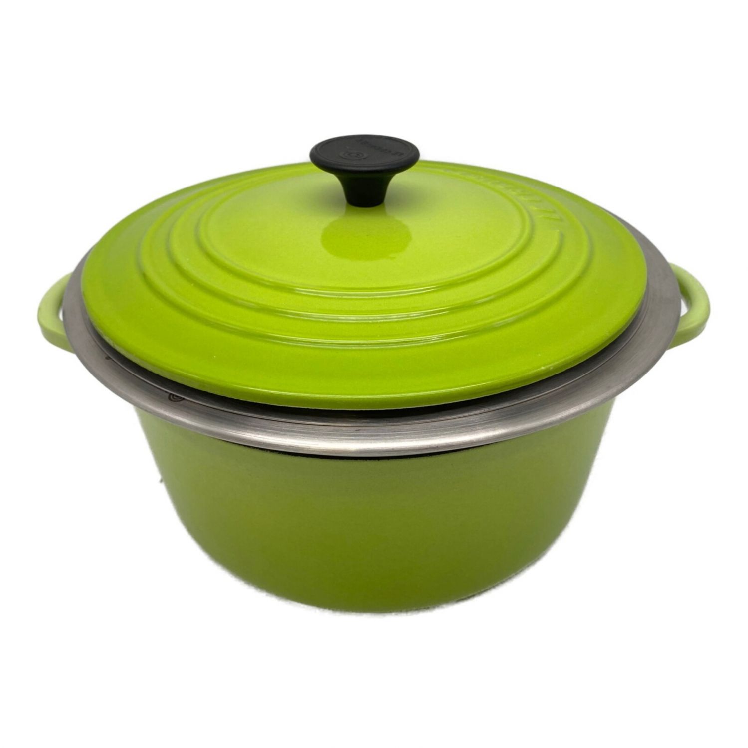 LE CREUSET (ルクルーゼ) ココットロンド両手鍋 フルーツグリーン