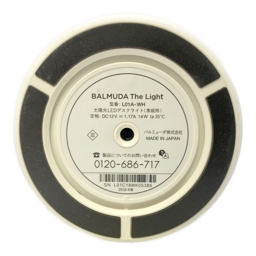 BALMUDA (バルミューダデザイン) LEDデスクライト 定格光束：430 lm L01A-WH LED 調光機能：6段階