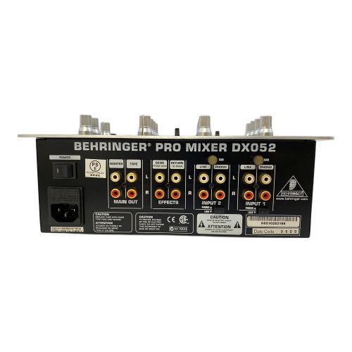 BEHRINGER (ベリンガー) DJミキサー DX052 N010283168