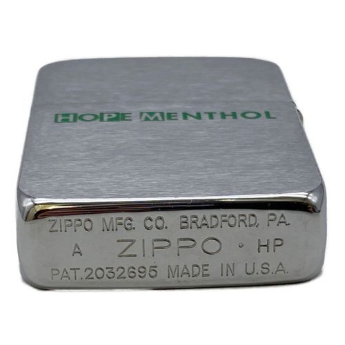 HOPE MENTHOL zippo No.1941レプリカ MENTHOL ZIPPO ショート