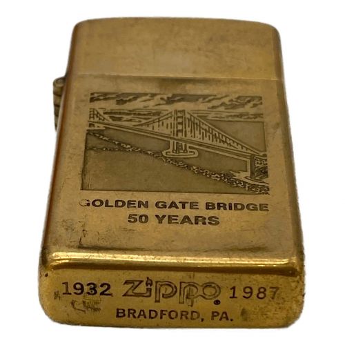 ZIPPO GOLDEN GATE BRIDGE 50 YEARS 1987年