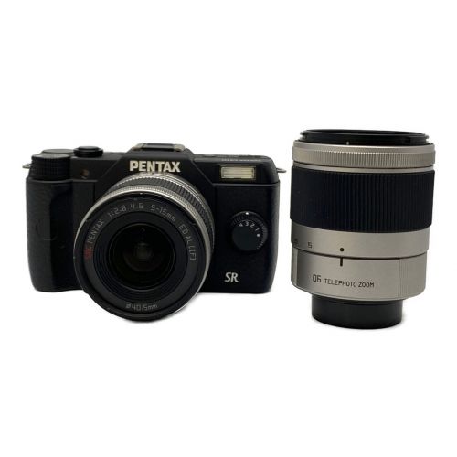 カメラ PENTAX Q10 ミラーレス 望遠レンズ ホワイト