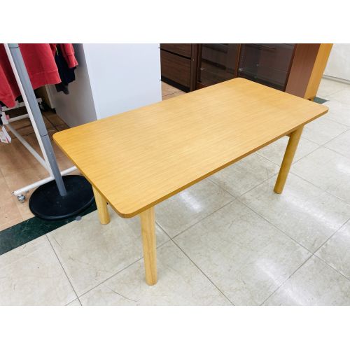 無印良品 木製ミドルテーブル オーク材 高さ50cm - テーブル