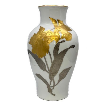 大倉陶園 (オオクラトウエン) 花瓶 金蝕カトレア