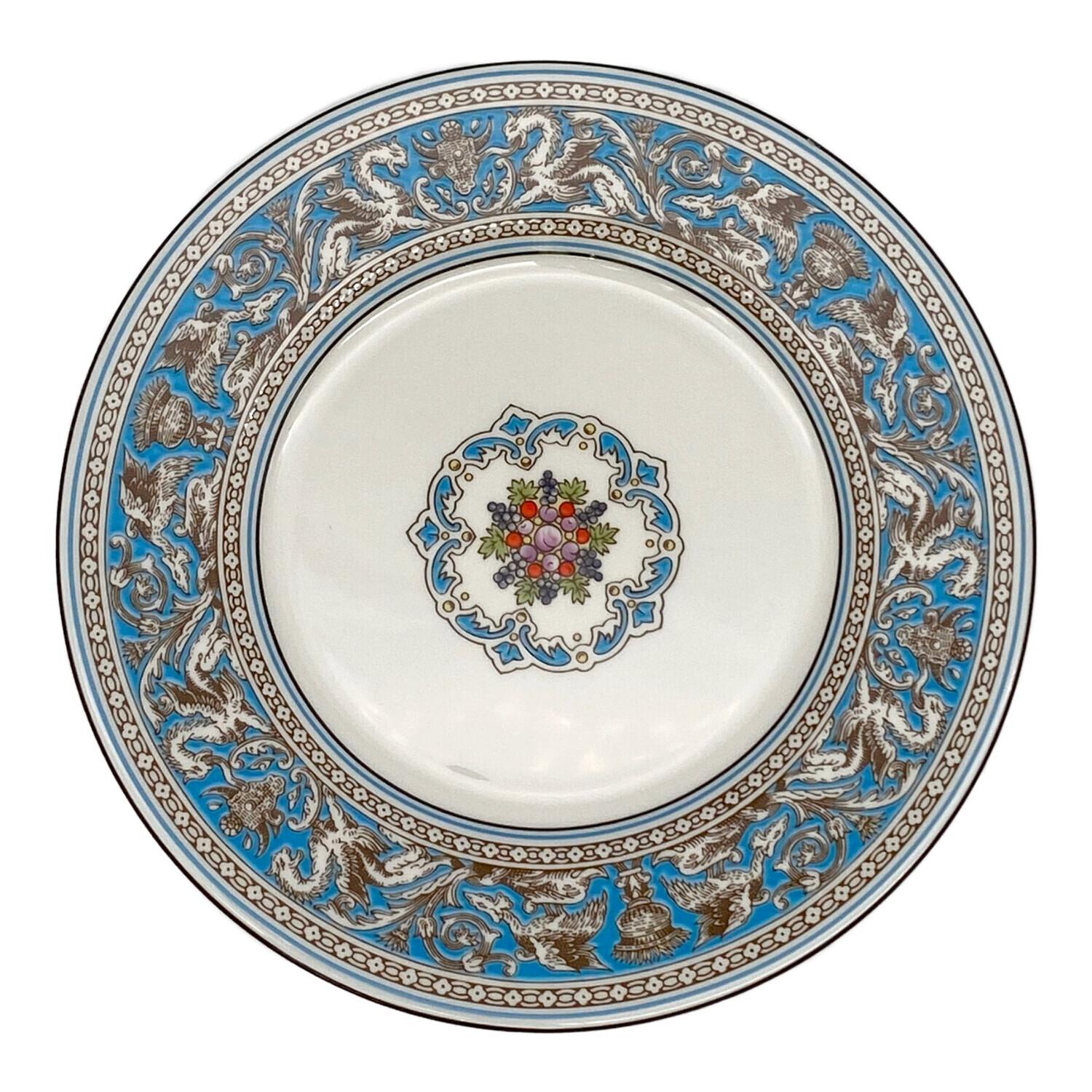 【美品】ウェッジウッド フロレンティーンターコイズ プレート 18cm 4枚 美品】ウェッジウッド フロレンティーンターコイズ プレート