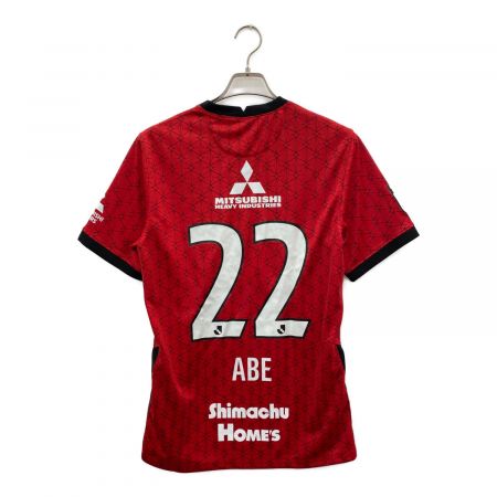 浦和レッズ (ウラワレッズ) サッカーユニフォーム SIZE L レッド 2021年 #22 ABE