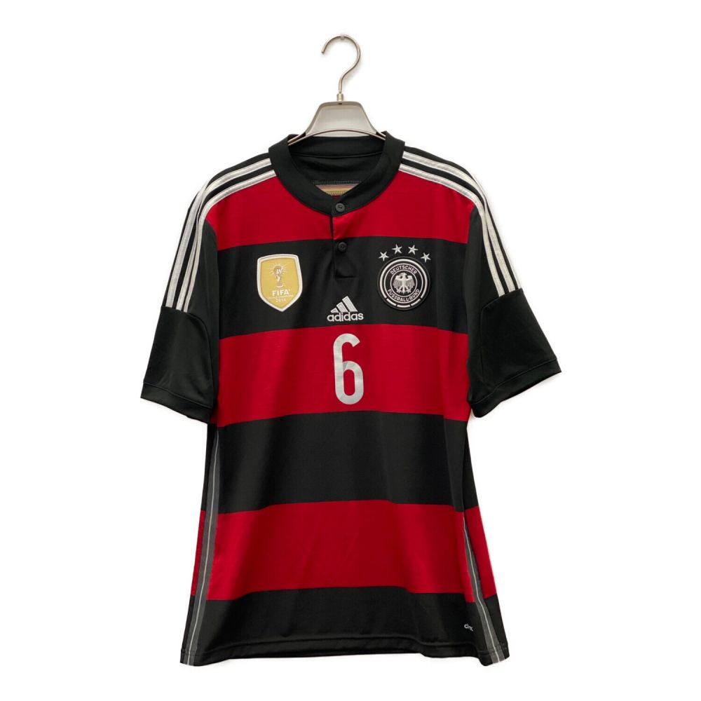 ドイツ代表 サッカーユニフォーム SIZE L ブラック×レッド 2014年W
