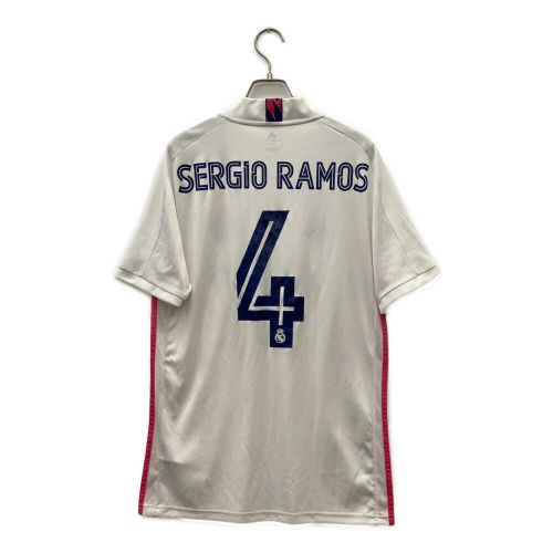 レアル・マドリード サッカーユニフォーム SIZE L ホワイト 2020-2021 #4 SERGIO RAMOS