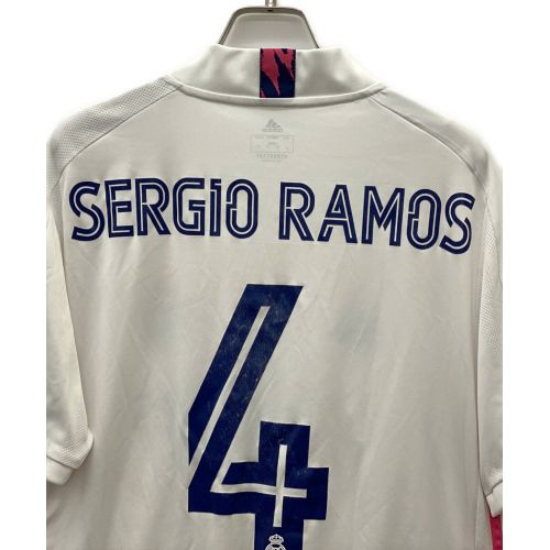 レアル・マドリード サッカーユニフォーム SIZE L ホワイト 2020-2021 #4 SERGIO RAMOS