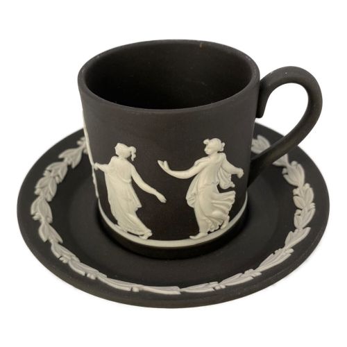 Wedgwood (ウェッジウッド) デミタスカップ&ソーサー ダンシングアワー キズ・ヨゴレ有 ジャスパー