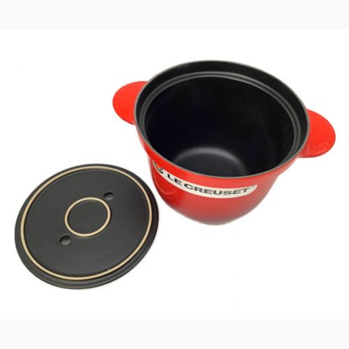 LE CREUSET (ルクルーゼ) 鍋 チェリーレッド ココットエブリイ18 未使用品