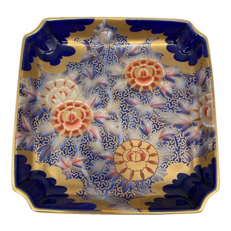 深川製磁 (フカガワセイジ) 飾り皿 古伊万里牡丹