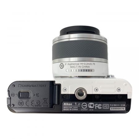 Nikon (ニコン) ミラーレス一眼カメラ ダブルレンズ付：30-110mm/10-30mm J1 1010万画素 専用電池 SDXCカード対応 22055970
