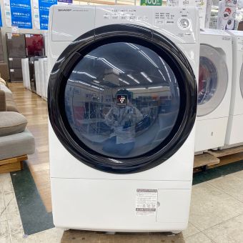 SHARP (シャープ) ドラム式洗濯乾燥機 7.0kg ES-S7E-WR 2021年製 クリーニング済 50Hz／60Hz1