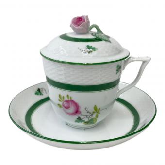 Herend (ヘレンド) ハーブティーカップ&ソーサー ウィーンのバラVRH