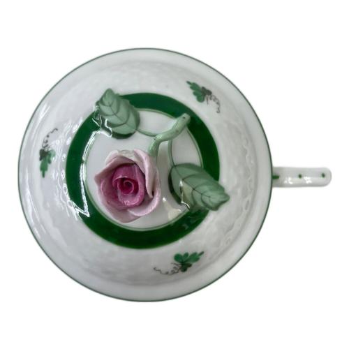 Herend (ヘレンド) ハーブティーカップ&ソーサー ウィーンのバラVRH