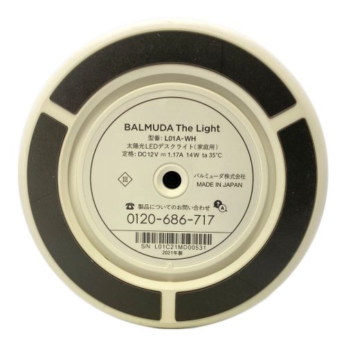 BALMUDA (バルミューダデザイン) デスクスタンド 268 L01A-WH 2021年製 LED 50Hz／60Hz